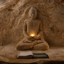 Massage room with Boudha